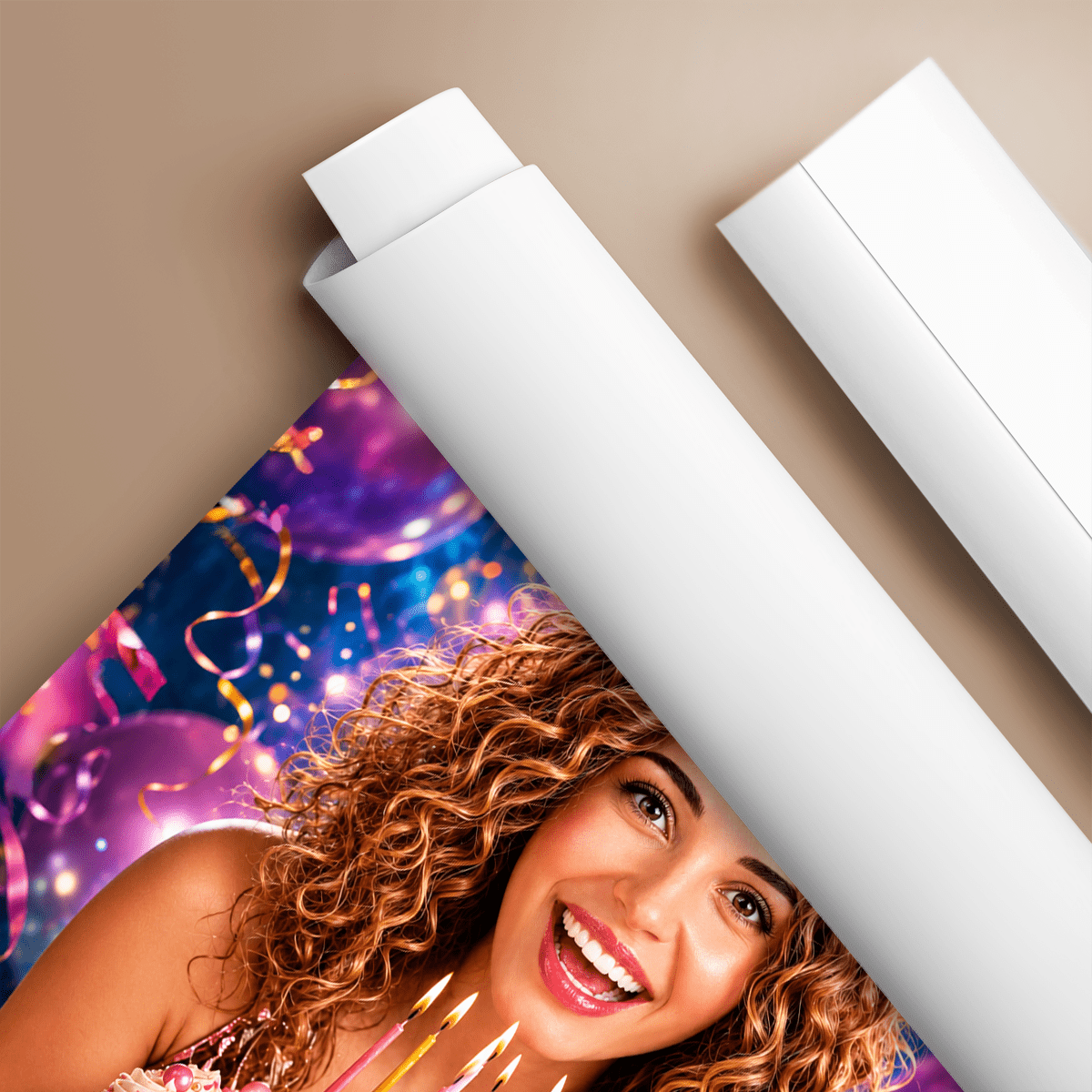 Urodziny - plakat, spersonalizowany prezent dla niej - idamell.com