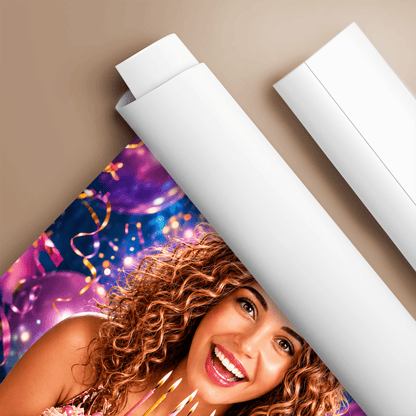 Urodziny - plakat, spersonalizowany prezent dla niej - idamell.com