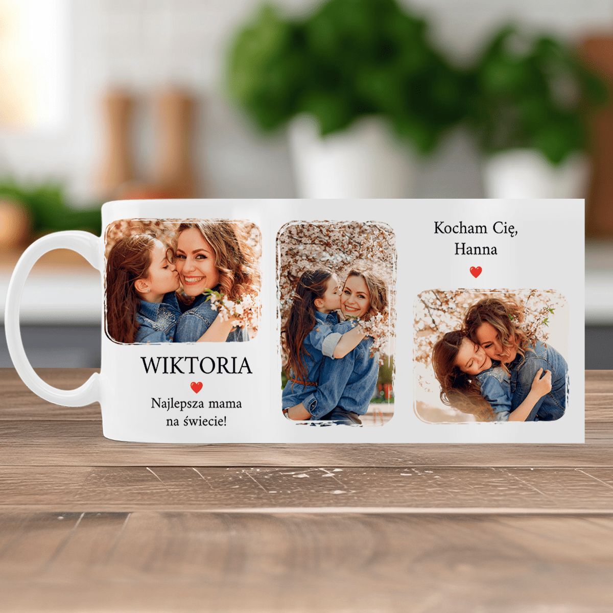 Wspaniała mama - 1x Kubek z nadrukiem, spersonalizowany prezent dla mamy - idamell.com