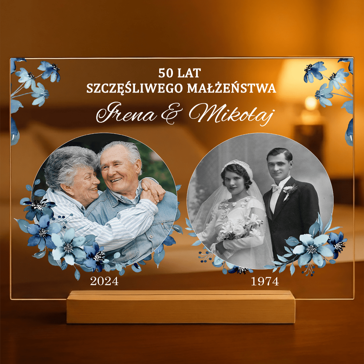 Wspólne lata - Druk na szkle, spersonalizowany prezent - idamell.com