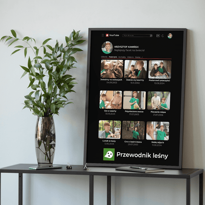 Wspomnienia z wakacji - plakat, spersonalizowany prezent dla dziecka - idamell.com