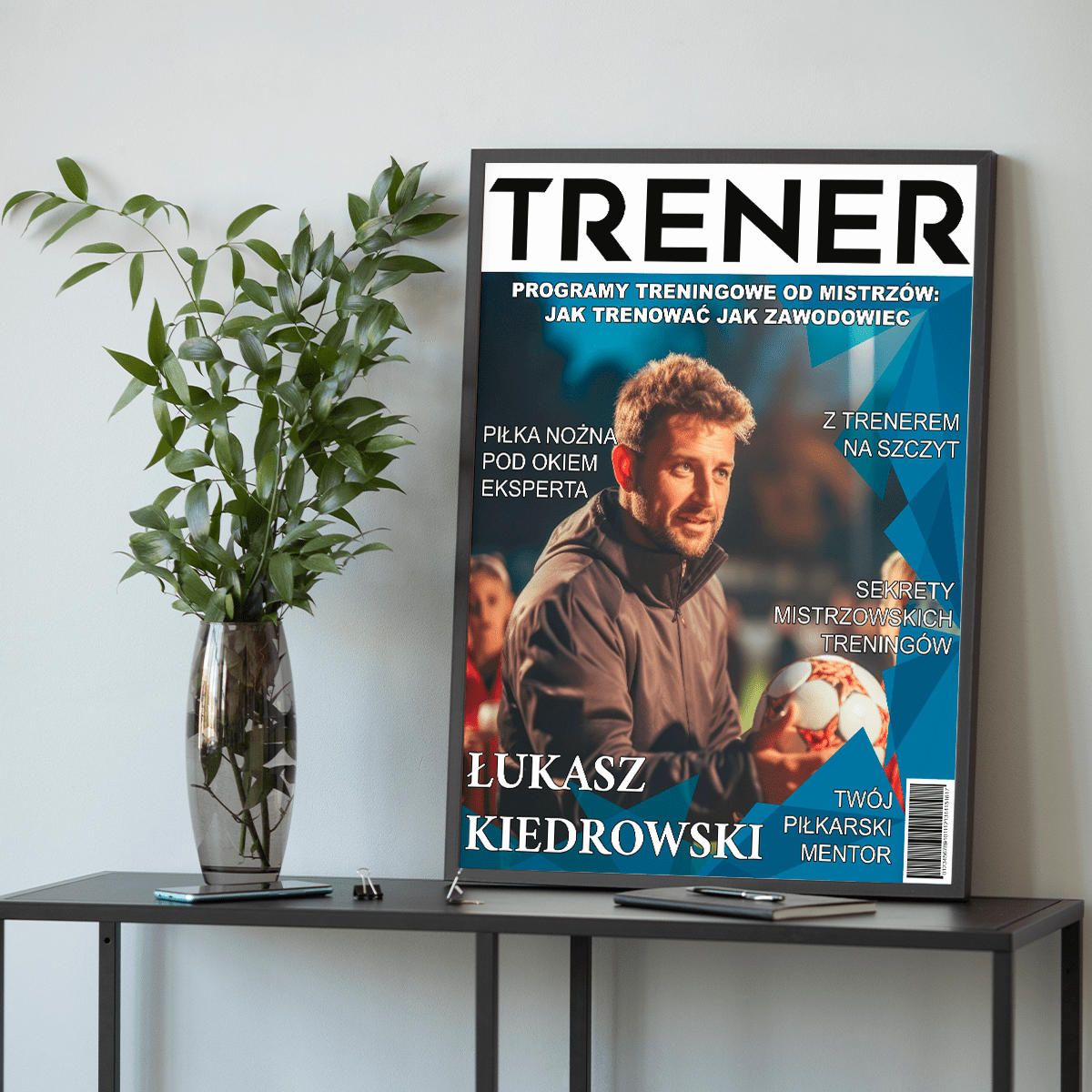 Wyjątkowy trener - plakat, spersonalizowany prezent dla mężczyzny - idamell.com