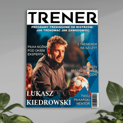 Wyjątkowy trener - plakat, spersonalizowany prezent dla mężczyzny - idamell.com