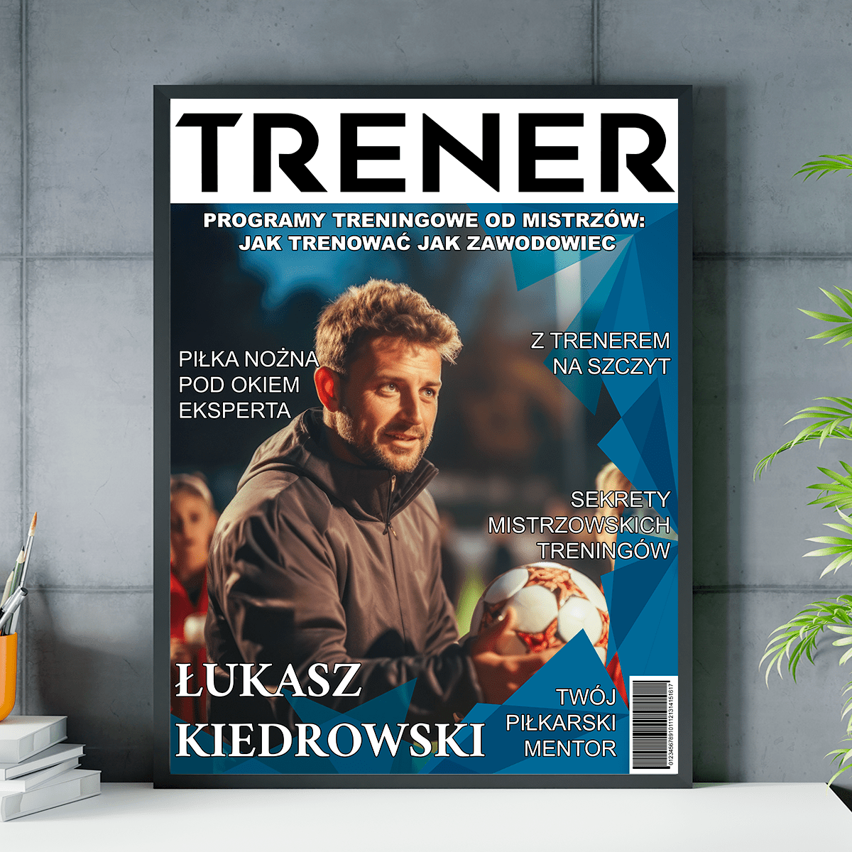 Wyjątkowy trener - plakat, spersonalizowany prezent dla mężczyzny - idamell.com