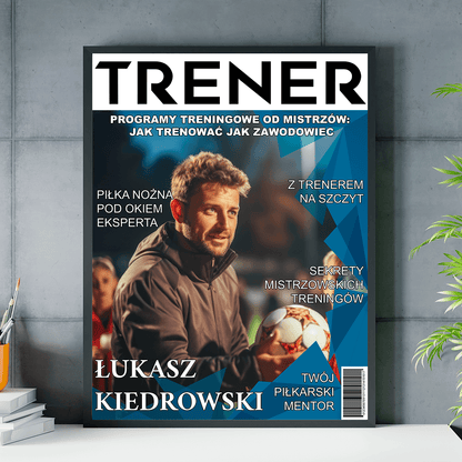 Wyjątkowy trener - plakat, spersonalizowany prezent dla mężczyzny - idamell.com