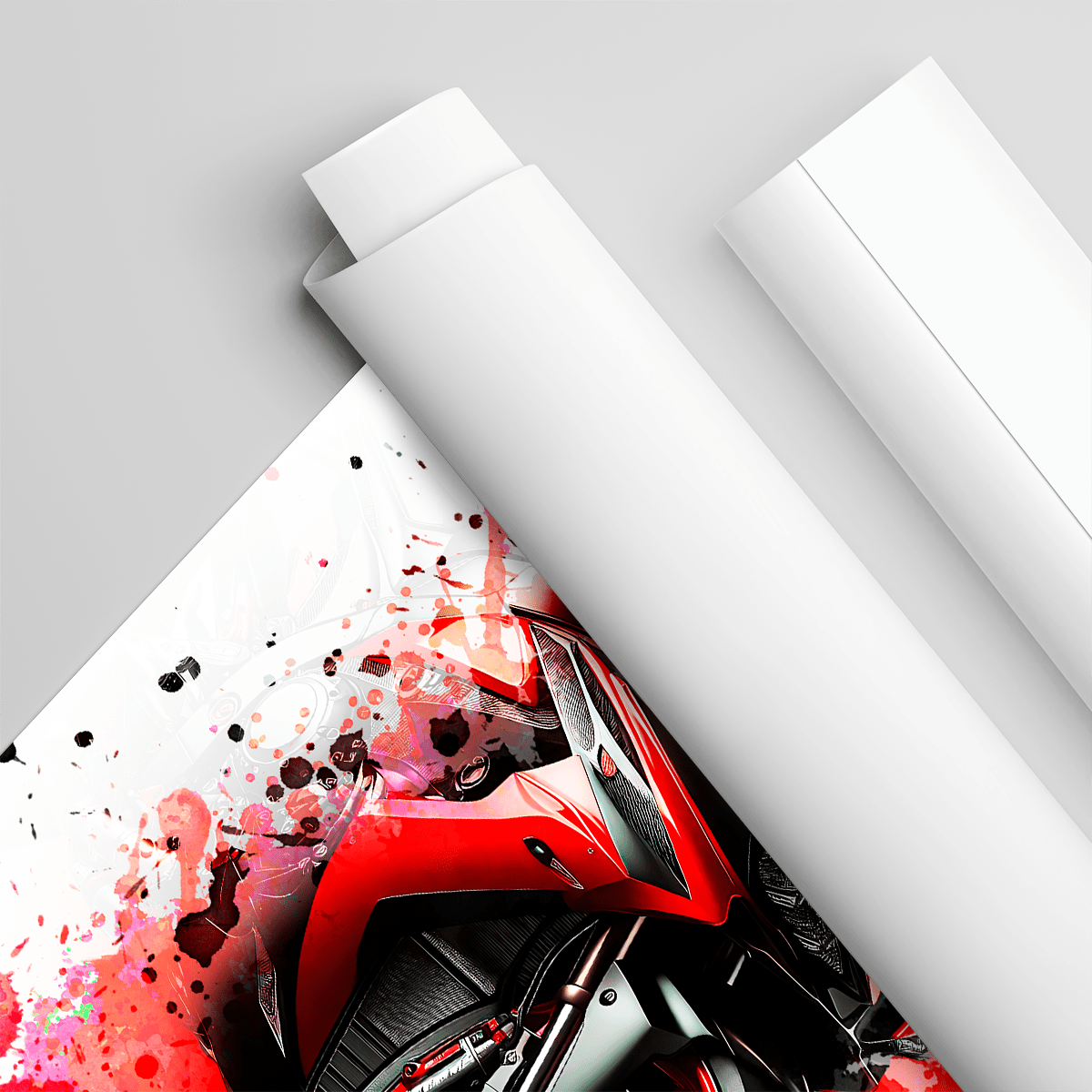 Wymarzony motocykl - plakat, spersonalizowany prezent dla motocyklisty - idamell.com