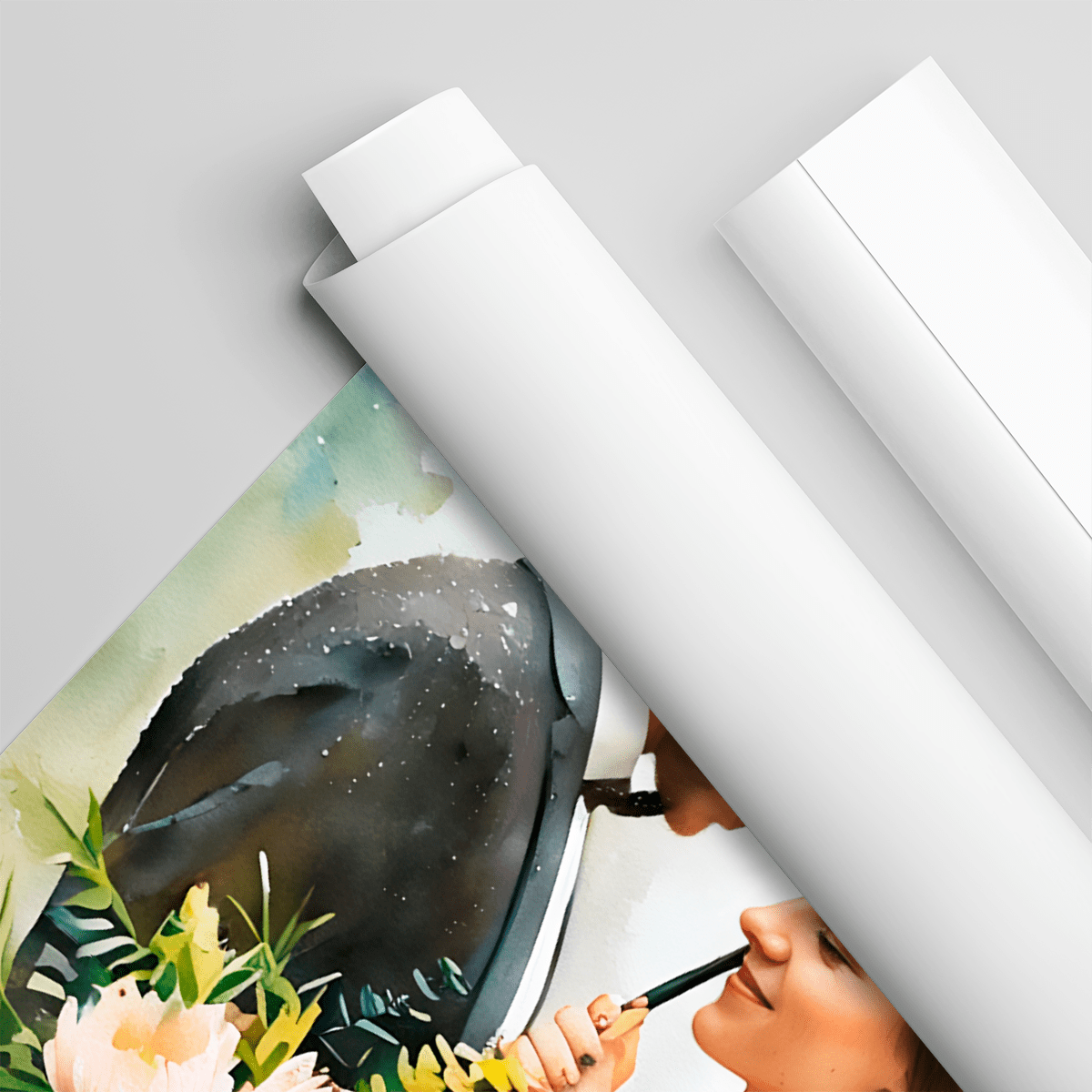 Zakochani - plakat, spersonalizowany prezent dla pary - idamell.com