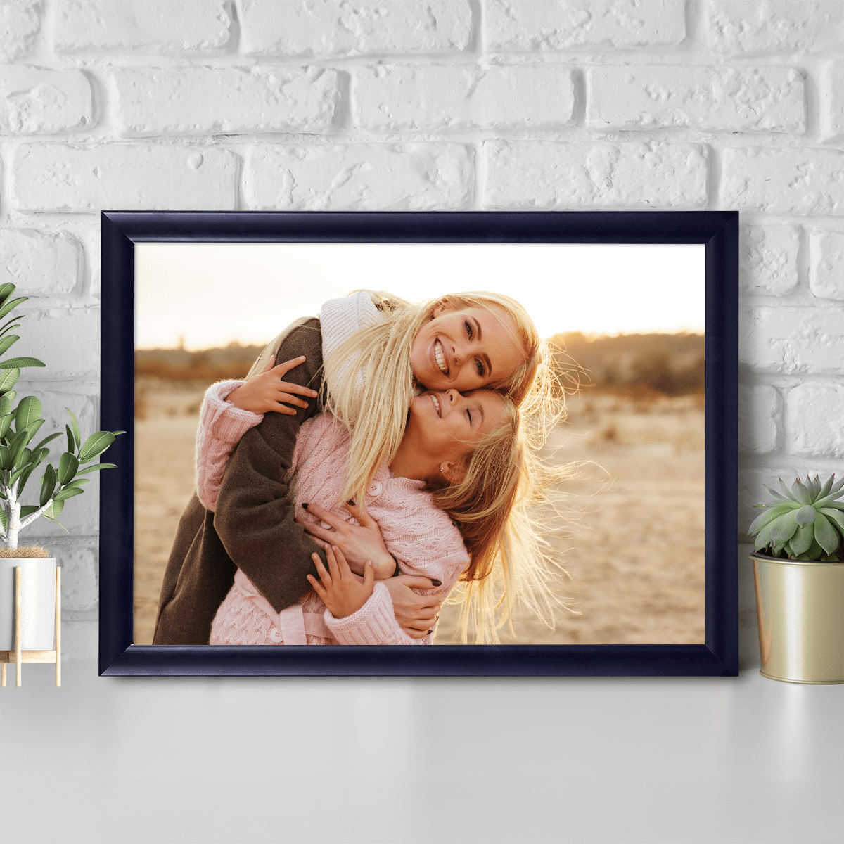 Zdjęcie mama i córka - Druk na szkle, spersonalizowany prezent dla mamy - idamell.com