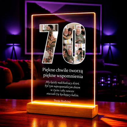Zdjęcie na szkle akrylowym jednym kadrem prezent na urodziny - idamell.com