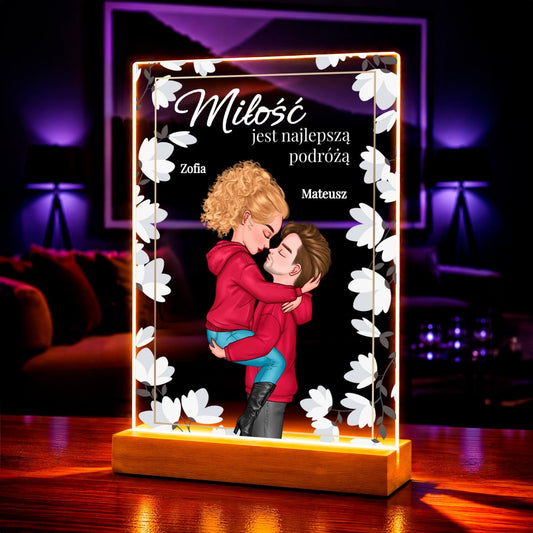 Zdjęcie na szkle akrylowym Miłość najlepszą prezent dla kobiety - idamell.com