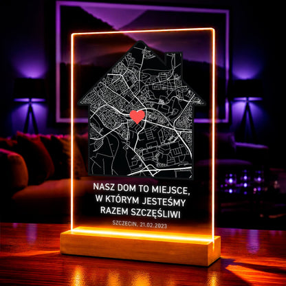 Zdjęcie na szkle akrylowym najlepsze miejsce prezent dla rodziców - idamell.com