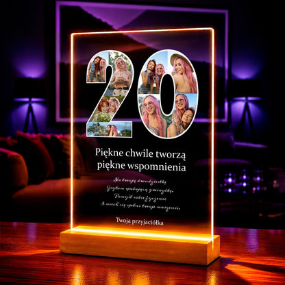 Zdjęcie na szkle akrylowym rodzinny kadr prezent na urodziny - idamell.com