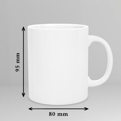 Zdjęcie w kwiatach 20 lat - 1x Kubek z nadrukiem, spersonalizowany prezent dla niej - idamell.com
