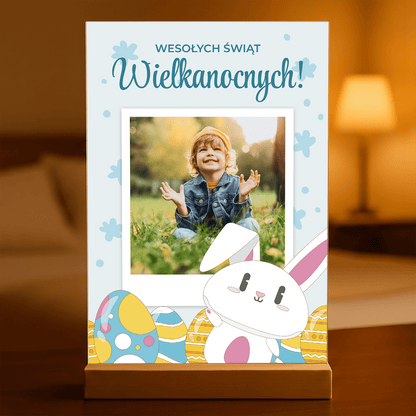 Zdjęcie wielkanocne - Druk na szkle, spersonalizowany prezent dla dziecka - idamell.com