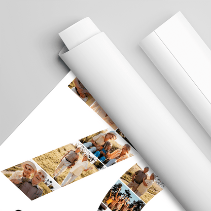 Życzenia na 70. - plakat, spersonalizowany prezent dla kobiety - idamell.com