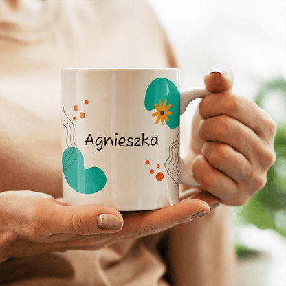 Dla najlepszej cioci - 1x Kubek z nadrukiem, spersonalizowany prezent dla cioci - idamell.com