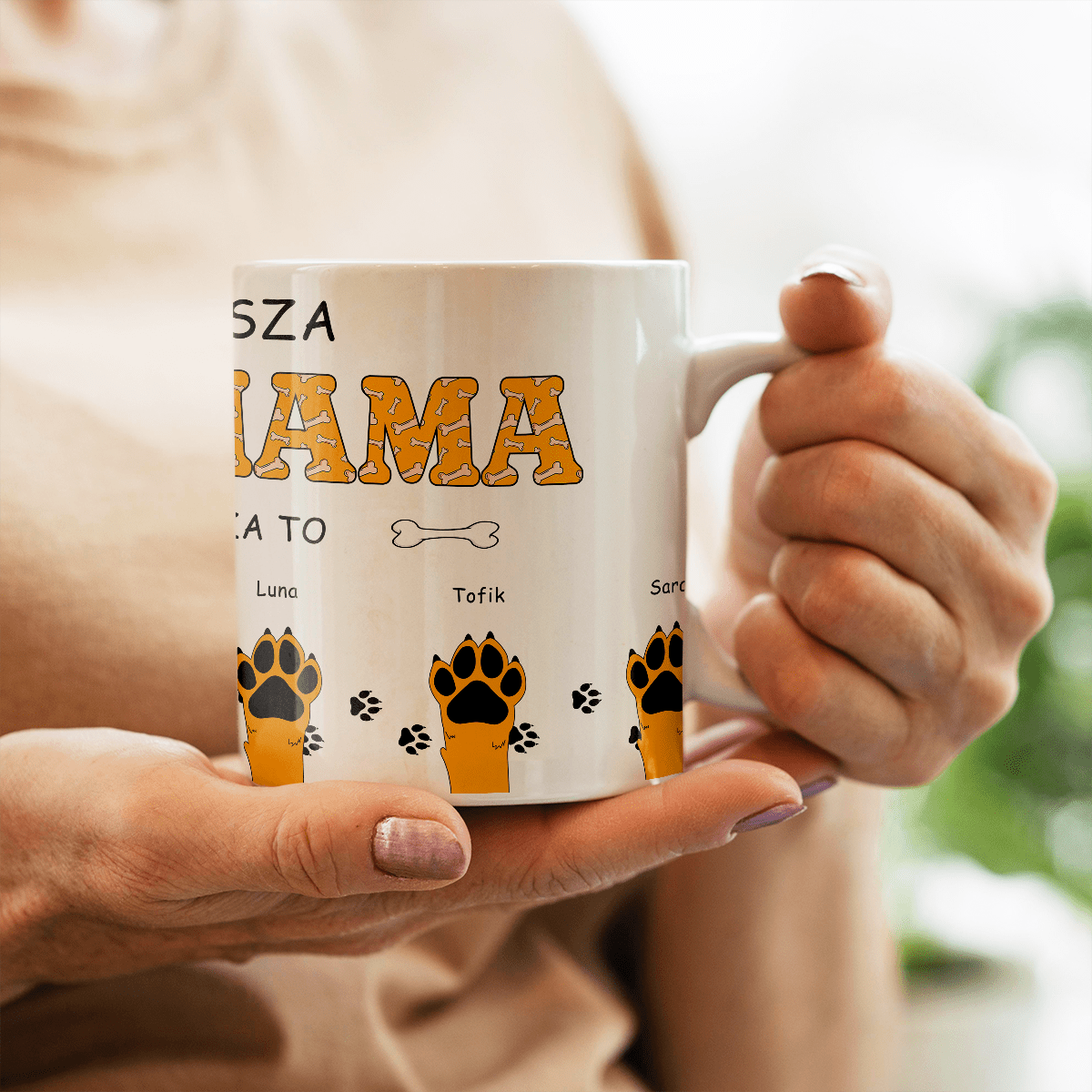 Dla psiej mamy - 1x Kubek z nadrukiem, spersonalizowany prezent - idamell.com