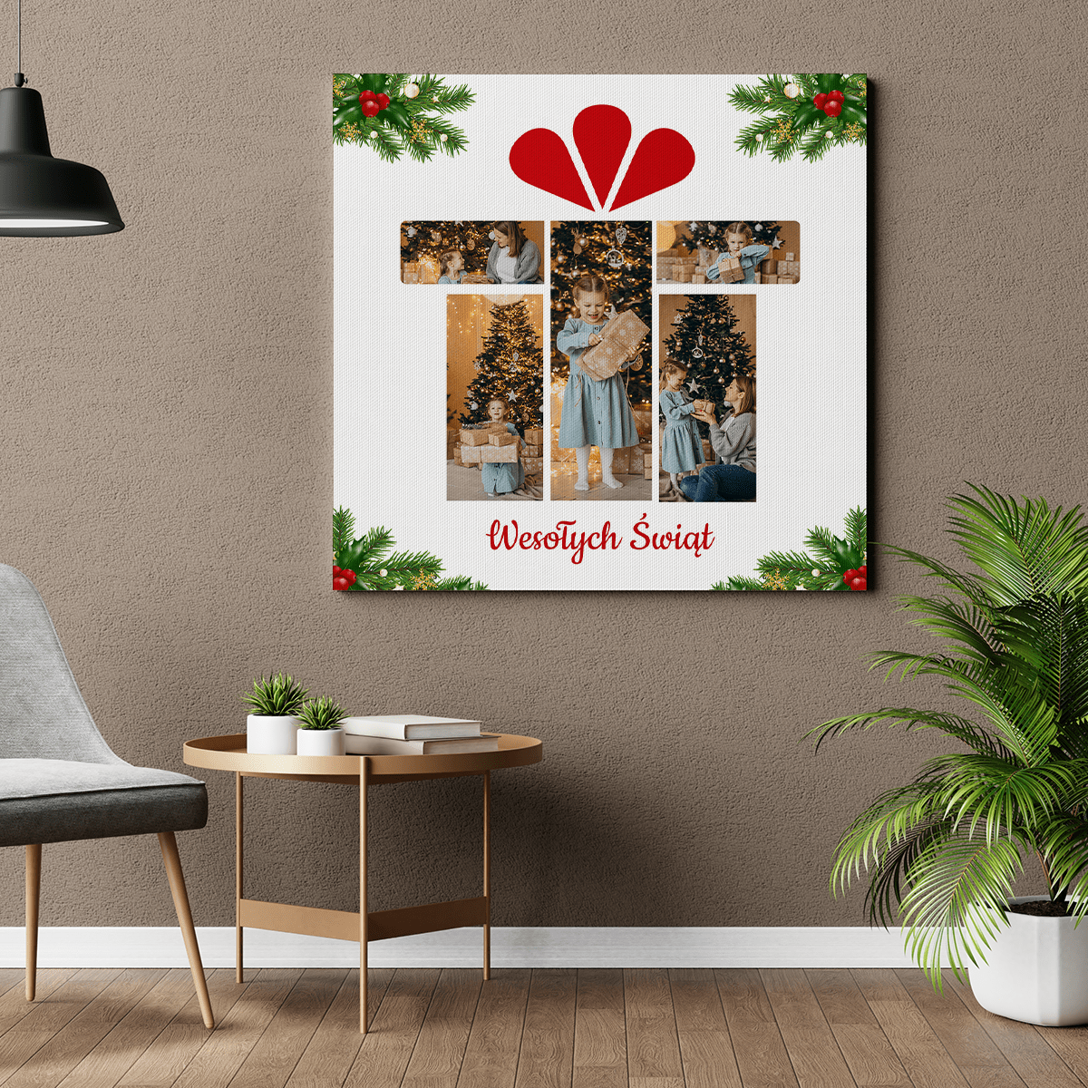 Fotokolaż podarunek - Druk na płótnie, spersonalizowany prezent dla dziecka - idamell.com