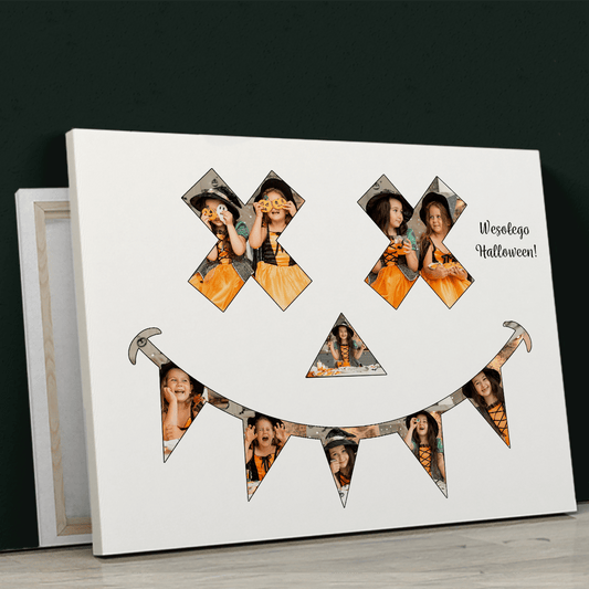Grafika Halloween - druk na płótnie, spersonalizowany prezent dla dziecka - idamell.com