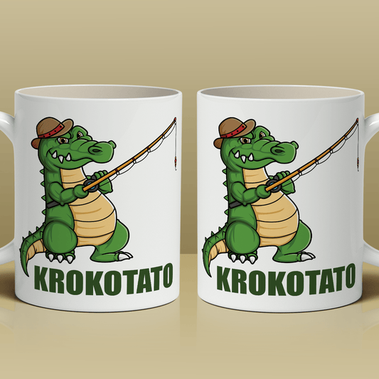 Krokodyl tata - 1x Kubek z nadrukiem, spersonalizowany prezent dla taty - idamell.com