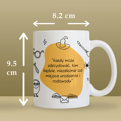 Magia jest w pobliżu - 1x Kubek z nadrukiem, prezent dla chłopaka - idamell.com