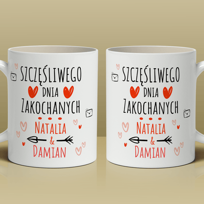 Miłosny kubek - 1x Kubek z nadrukiem, spersonalizowany prezent dla niego - idamell.com