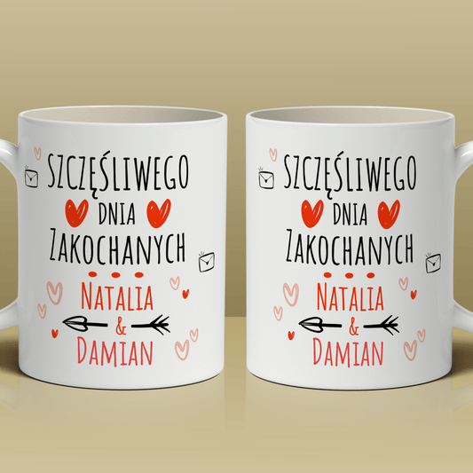 Miłosny kubek - 1x Kubek z nadrukiem, spersonalizowany prezent dla niego - idamell.com