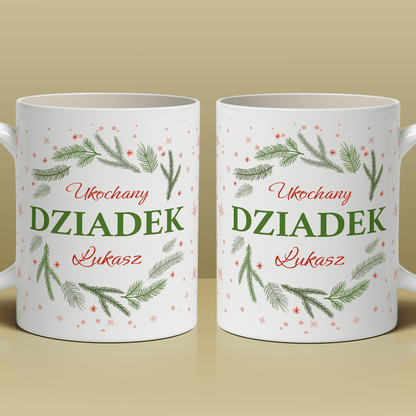 Mój kochany dziadek - 1x Kubek z nadrukiem, spersonalizowany prezent dla dziadka - idamell.com