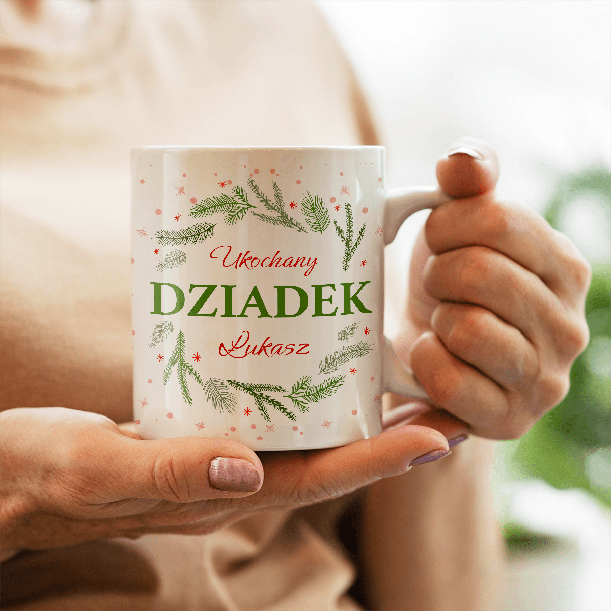 Mój kochany dziadek - 1x Kubek z nadrukiem, spersonalizowany prezent dla dziadka - idamell.com