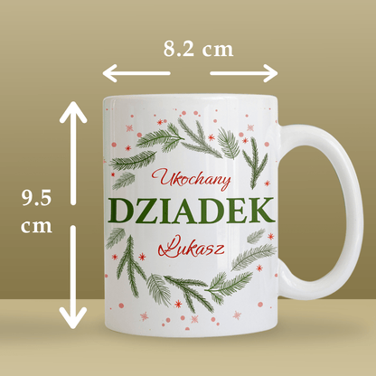 Mój kochany dziadek - 1x Kubek z nadrukiem, spersonalizowany prezent dla dziadka - idamell.com