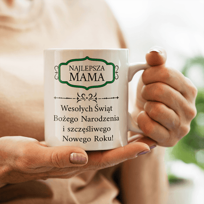 Od twojego syna - 1x Kubek z nadrukiem, spersonalizowany prezent dla mamy - idamell.com