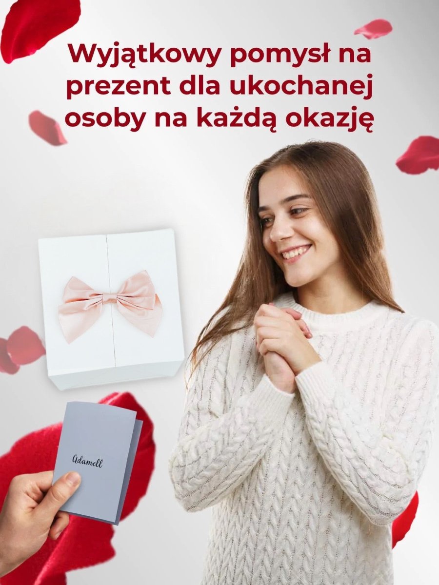 Pudełko Prezentowe z Wiecznymi Różami na biżuterię + GRATISY - idamell.com - Wyjątkowe Prezenty