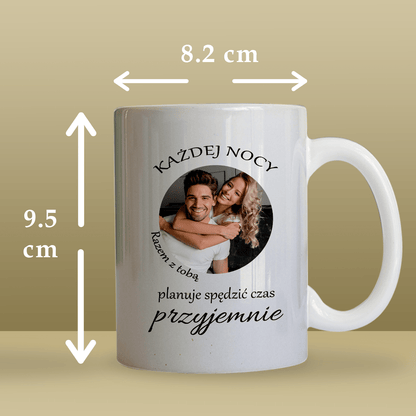 Razem z Tobą - 1x Kubek z nadrukiem, spersonalizowany prezent dla pary - idamell.com