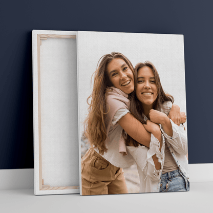 Sisters foto - druk na płótnie, spersonalizowany prezent dla siostry - idamell.com