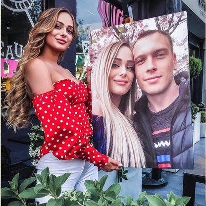 Zdjęcie na płótnie | Prezent na dzień kobiet, święta, walentynki, urodziny, dla pary, mamy, dziewczyny, kobiety | Wydruk na płótnie - idamell.com - Wyjątkowe Prezenty
