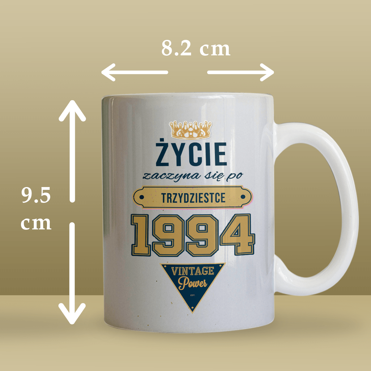 Życie po 30 - 1x Kubek z nadrukiem, spersonalizowany prezent dla niego - idamell.com