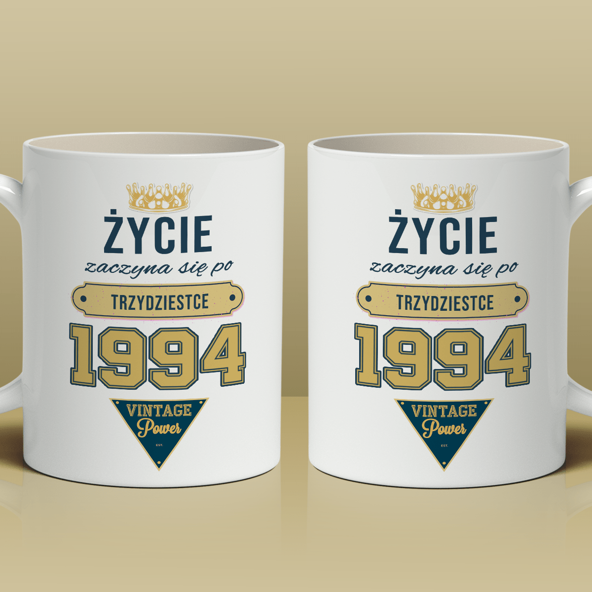 Życie po 30 - 1x Kubek z nadrukiem, spersonalizowany prezent dla niego - idamell.com